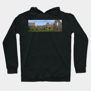 Panorama of Dunnottar castle in Aberdeenshire, Scotland Hoodie